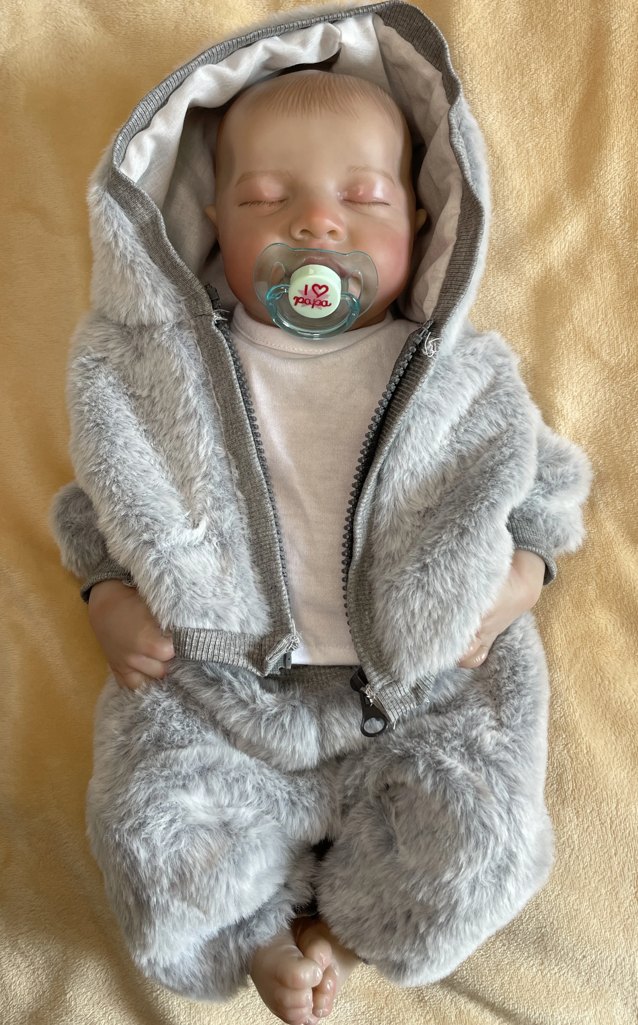 

19inch Levi Reborn Baby Doll Detailed Hand-painted Real Soft Touch Cuddly Baby Collectibles Realistic Doll Ideal Gift For Kids