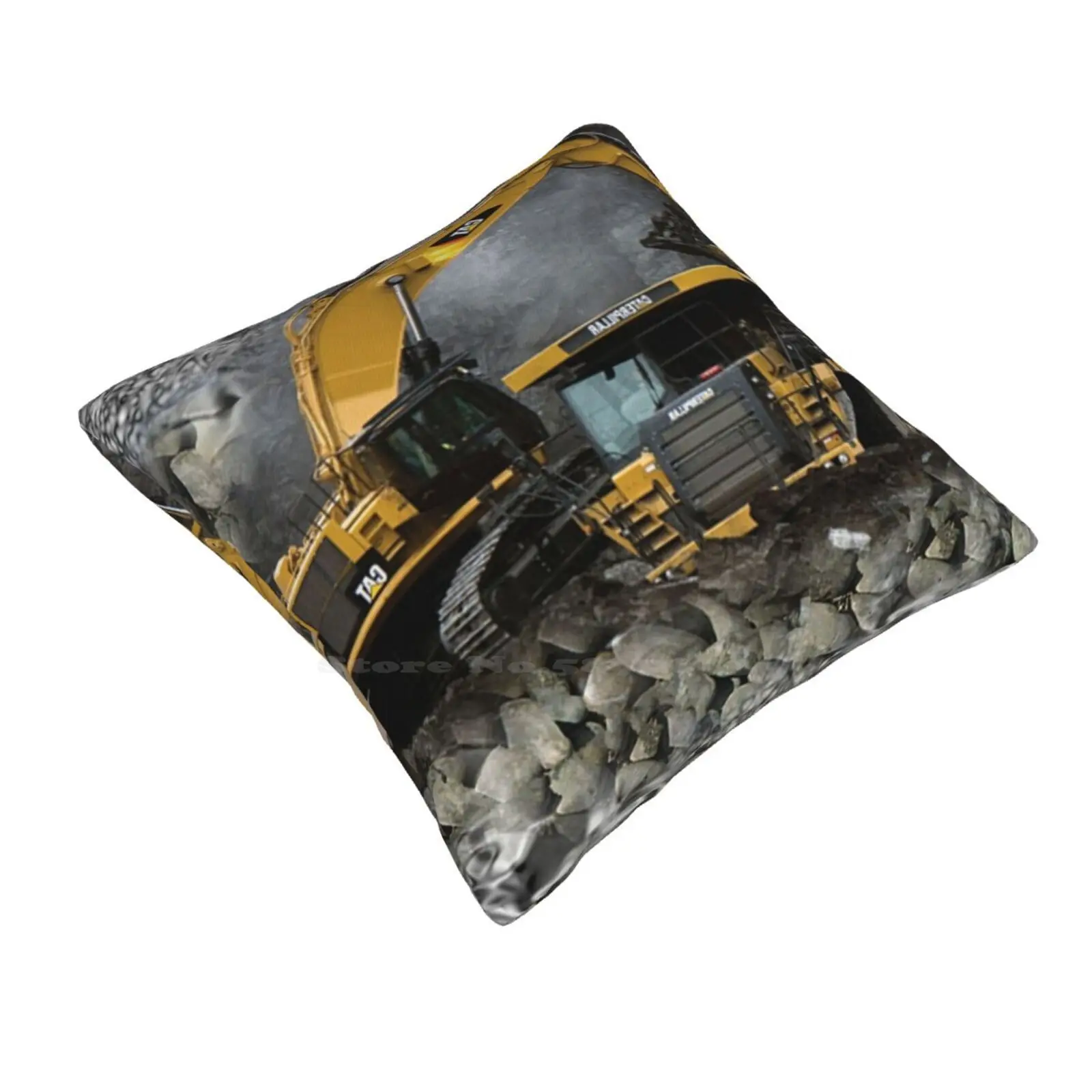 Bedroom Office Hug Pillowcase Cave Excavator Escavatore 390D