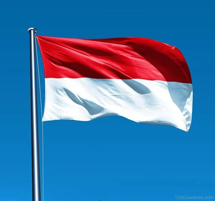 90X150cm Indonesia Flag Hanging Indonesia Flag Polyester Standard Flag Banner