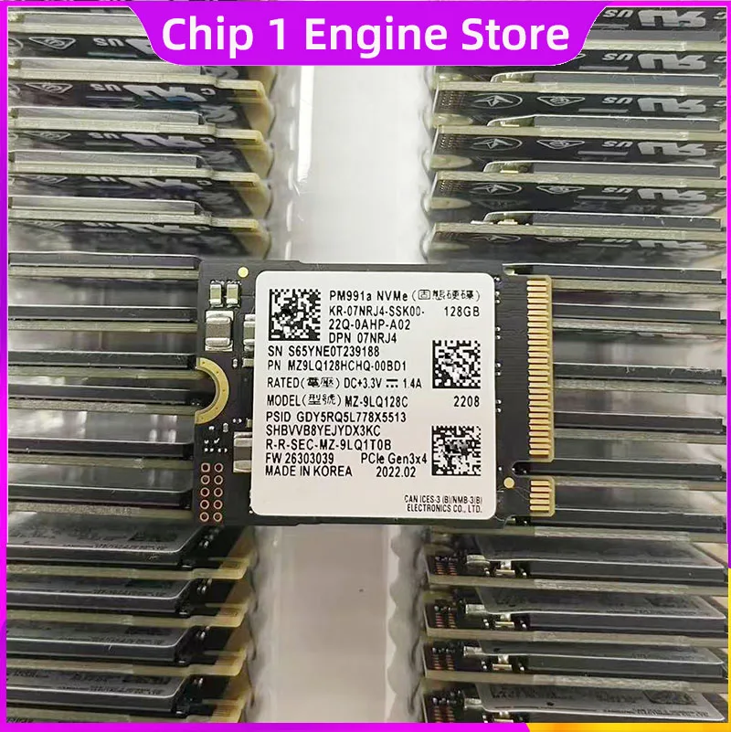 PM991A 128G 2230 M.2 محرك الحالة الصلبة الداخلي PCIE3.0x4 NVME SSD يستخدم لكاميرا Surface Pro 7+ Steam Deck ذاتية الصنع cfe