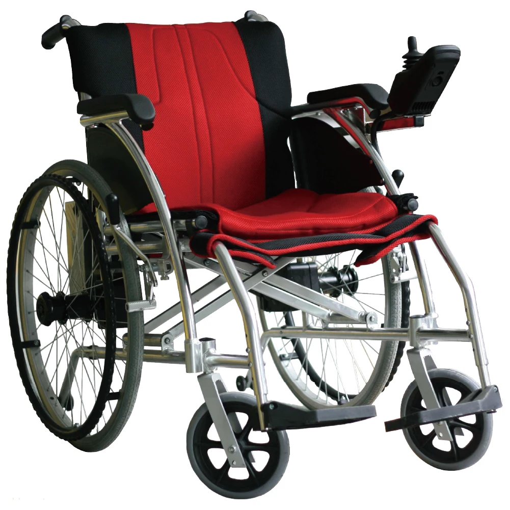 Sedia a rotelle elettrica portatile Sedia a rotelle elettrica per disabili Sedia a rotelle elettrica pieghevole per disabili