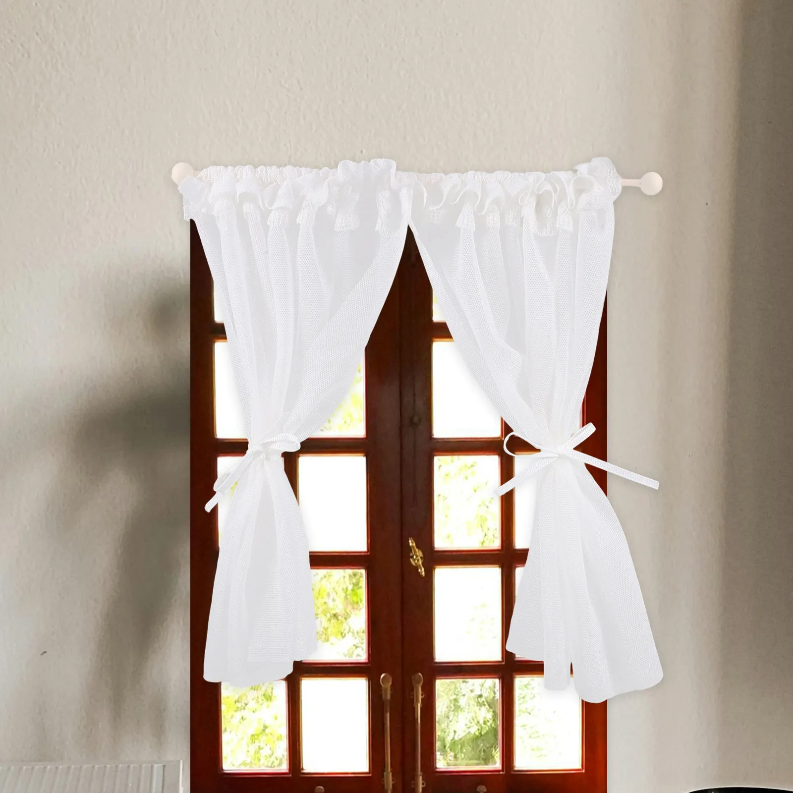 

Шторка для кукольного домика: миниатюрный декор для окон, аксессуар для DIY-проектов, реалистичный реквизит для сцен, удобный и безопасный материал для использования.