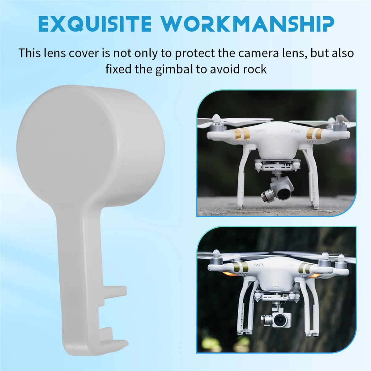 HOT Camera Lens Cover Cap Pro Gimbal Lock For DJI Phantom 3 Advanced Professional