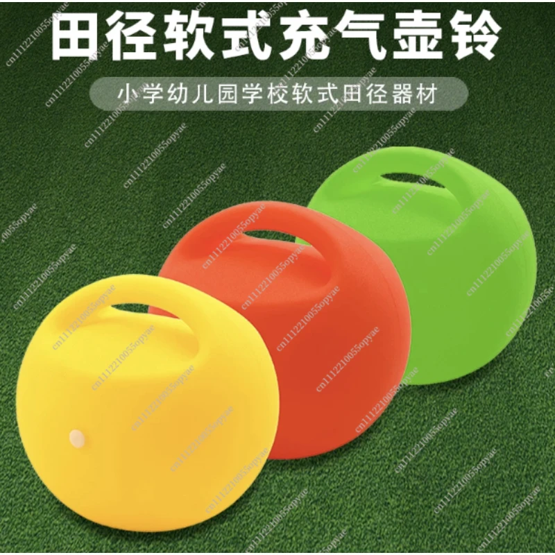 Soft Rubber Water Filled Kettlebell 20cm Kids Athletic Training Fitness Dumbbell Equipment for School Sports Training