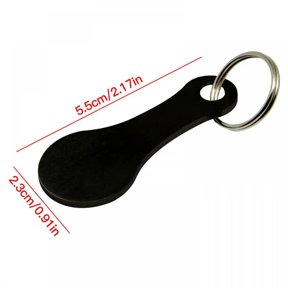 1~5PCS Shopping Cart Token Key Ring Trolley Recycled Alloy Key Chain Accessories Keychain Charms Metal Keychains Carts Coin