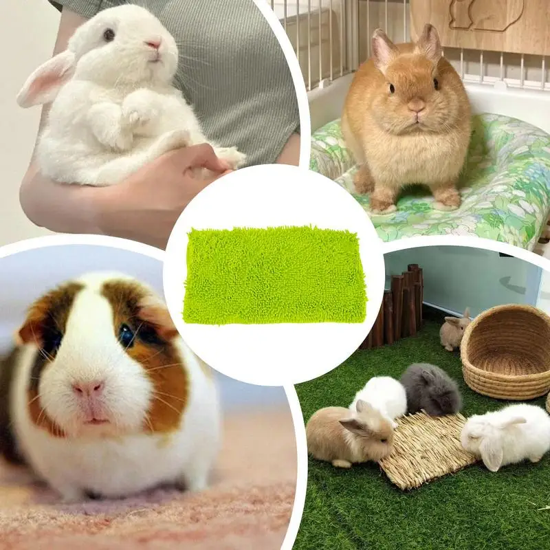 Guinea Pig Cage Lining Soft Non-slip Mat For Pet Washable Pee Pads Guinea Pig Skin Pad Reusable For Rabbits Etc Small Animal