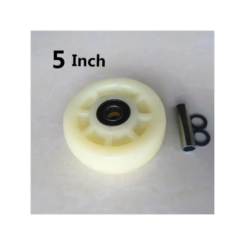 1 Pcs Packing 8 Inch Heavy Caster Single Wheel Nylon Wear-resistant Load-bearing Flat Trolley