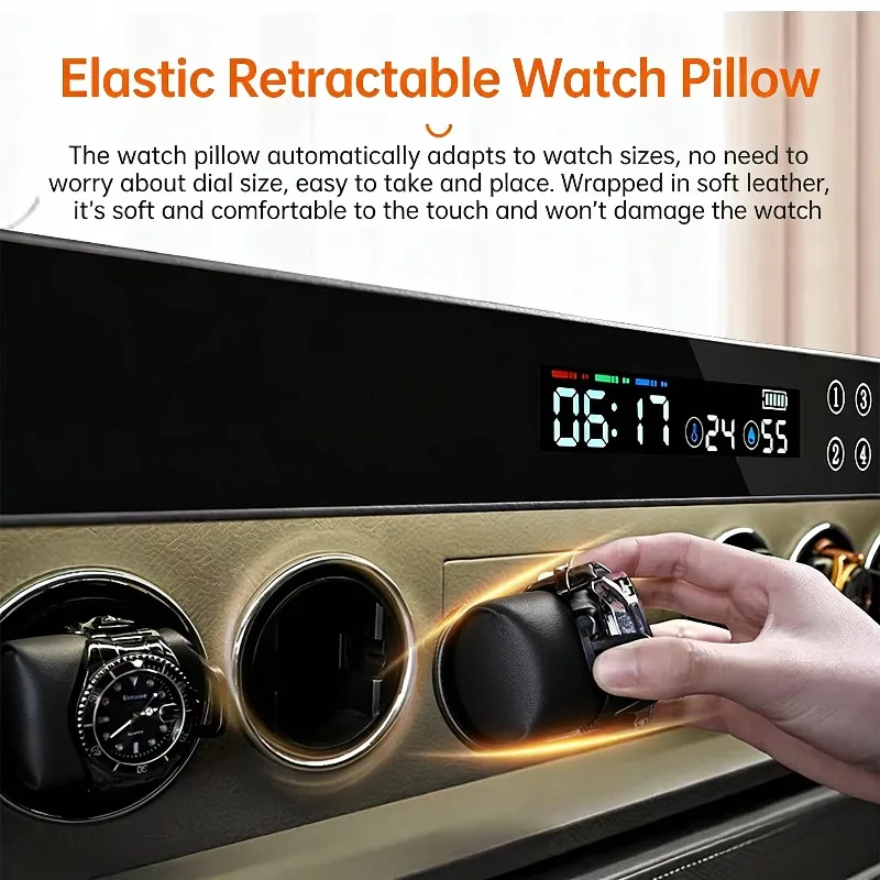 

Cross-border Special Offers Lock Box Steel Modern High Quality Eco-Friendly Watch Storage Safe for Bedroom Home Office
