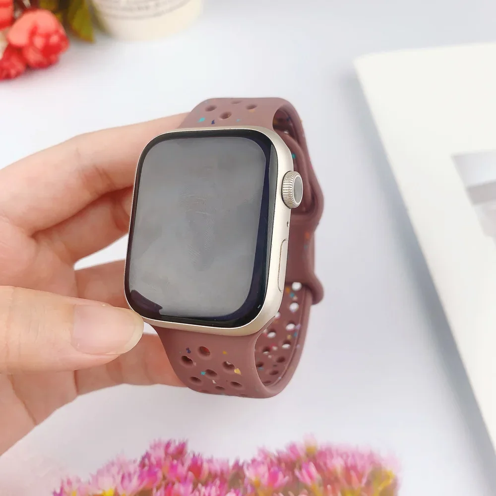 Sport-Silikonarmband für Apple Watch Band Ultra 4 3 2 49mm 46mm 42mm 45mm 44mm 41mm Armband IWatch Series 12 11 10 9 8 7 6 SE3 – Detail 19