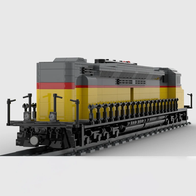 

1621 шт. MOC EMD DDA40X поезд строительные блоки Рождественский подарок высокодеталированный креативный проект для энтузиастов