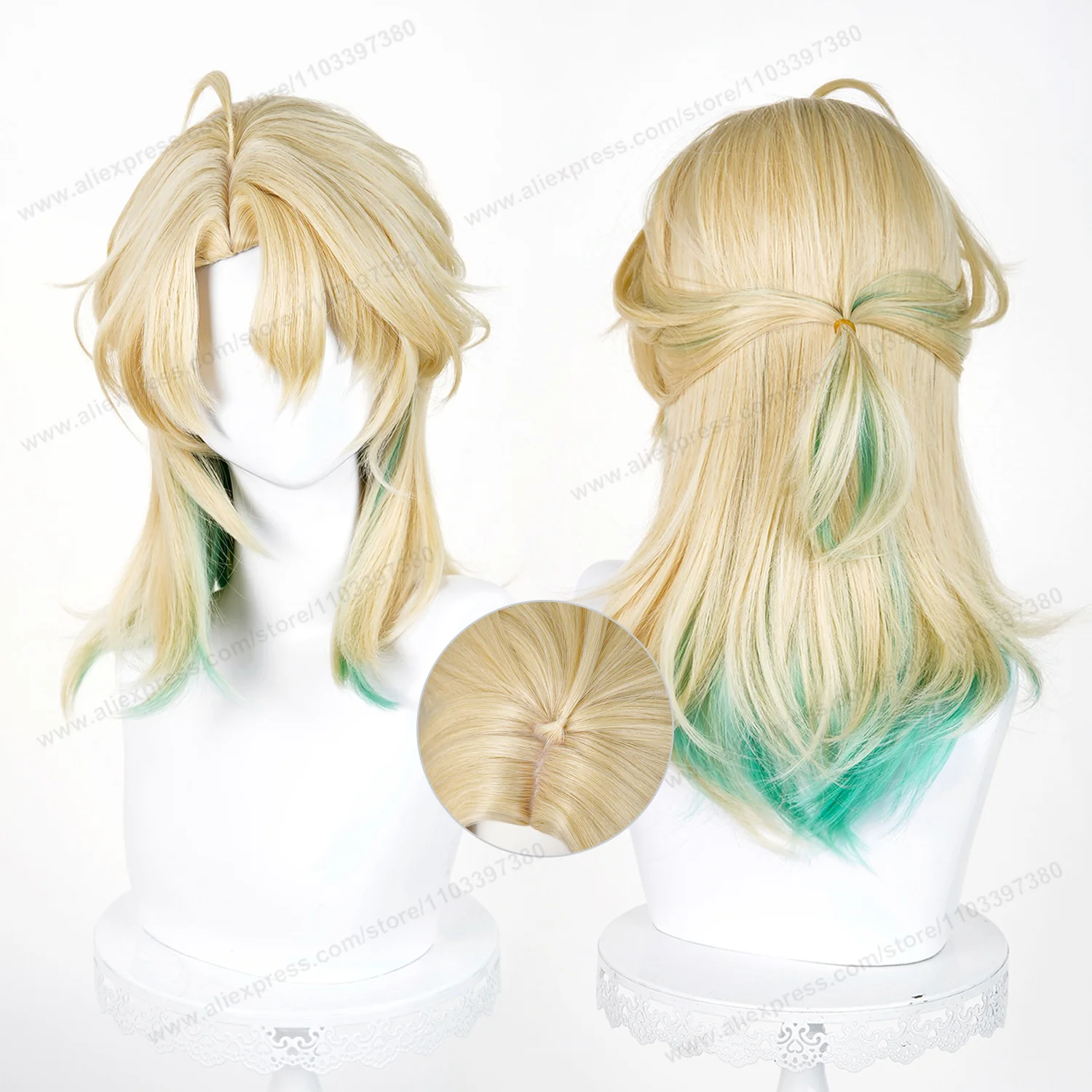

Luuk Hcrsscn Cosplay Wig Herssen 45cm Man Hair Anime Cosplay Wig Halloween Heat Resistant Synthetic Wigs