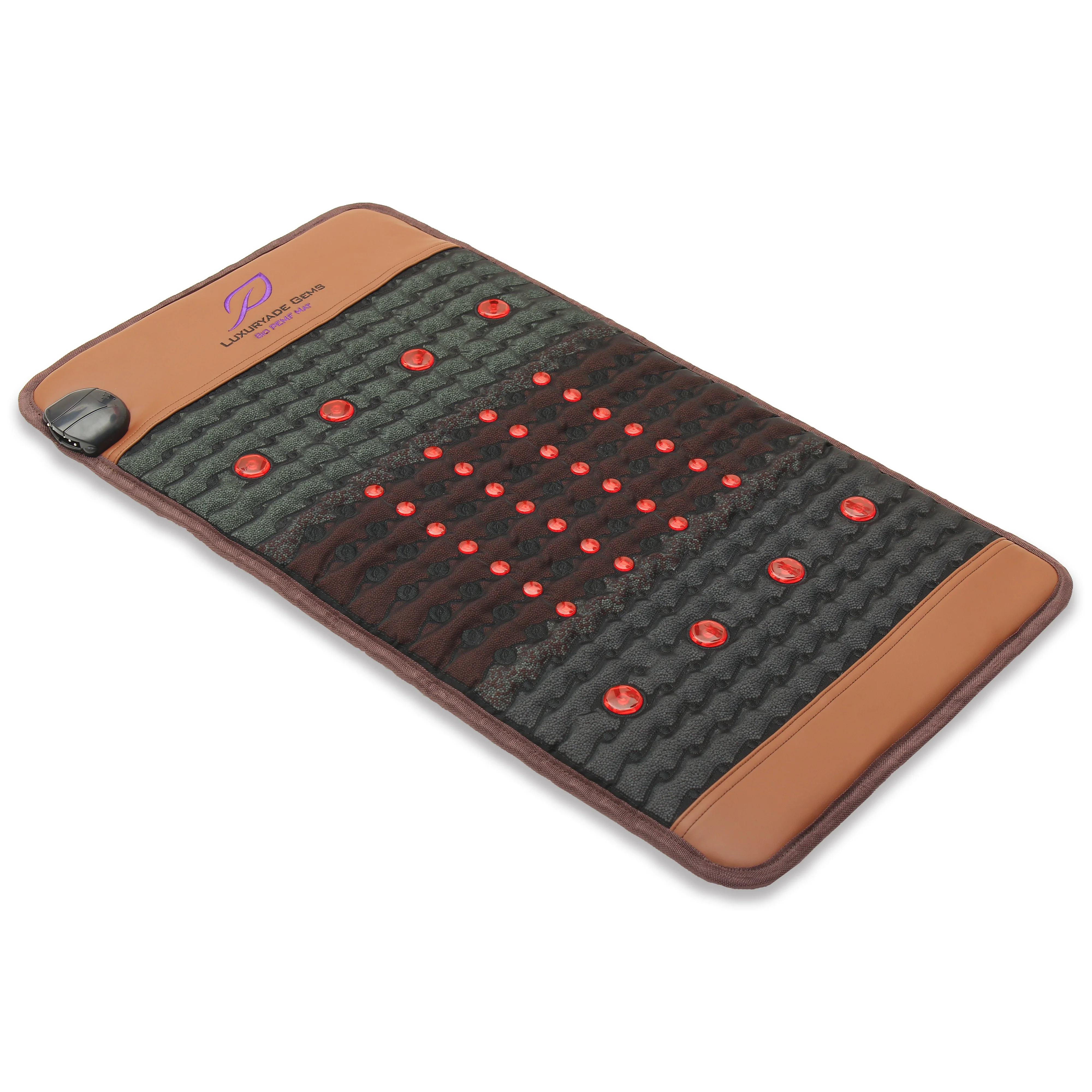 

K85 Bio Far Infrared Rays PEMF Photon Red Light Therapy Tourmaline Amethyst Heating Mat Mattress