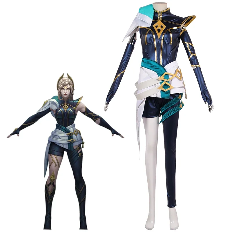 Game LOL Scorn of the Moon Diana Cosplay Costumes Sentry of Light Uniform For Women Support Customization JS7663