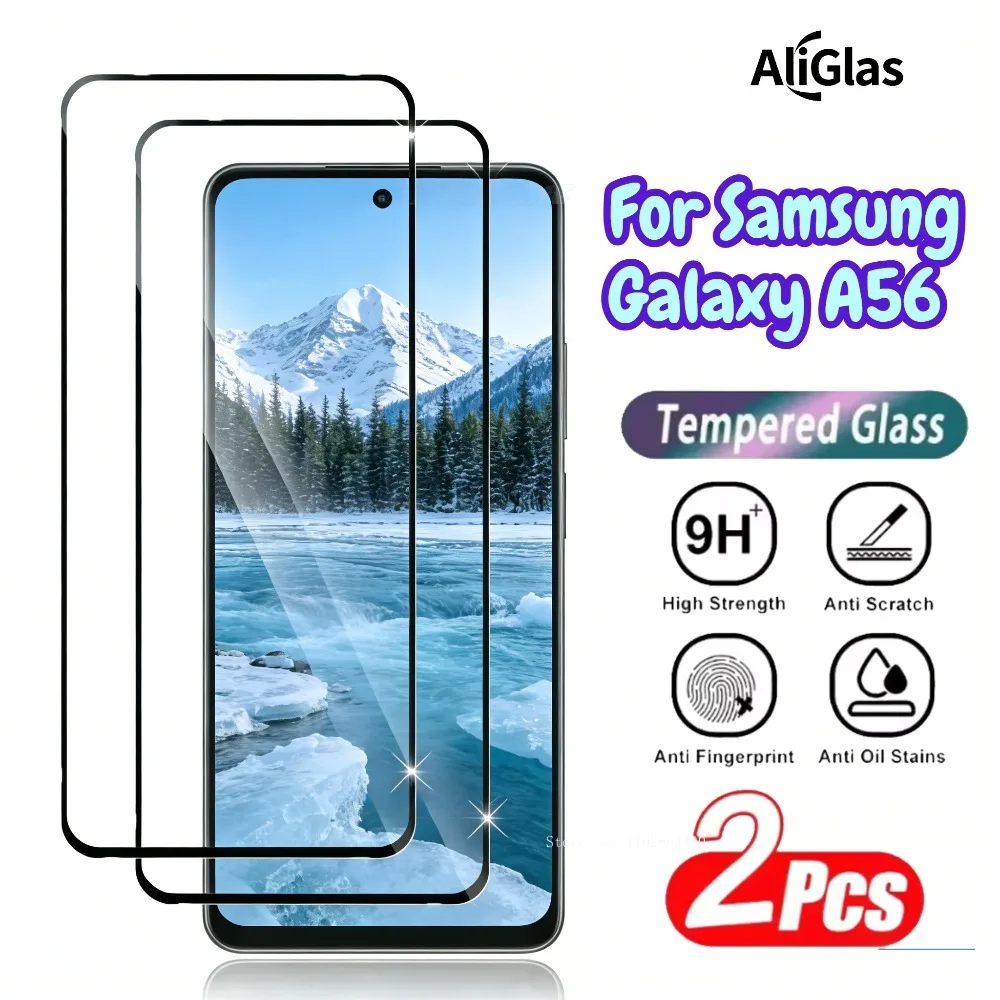 

Защитная пленка для экрана Samsung Galaxy A56, 2 шт., защитное стекло FIlm, глянцевая отделка, ультра прозрачная закаленная пленка для Galaxy A56, 2 шт.