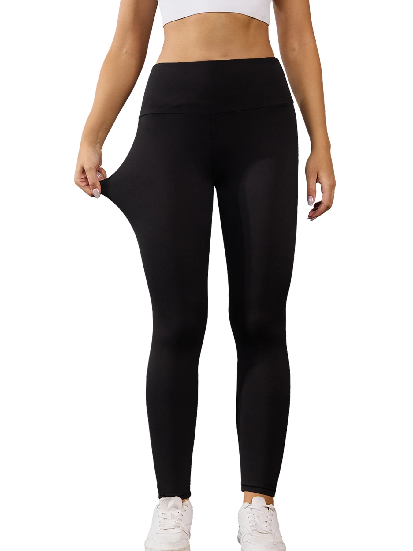 

Women's Super Soft Leggings High Waisted Tummy Control No See Through Workout Yoga Running Athletic Push Up Gym Fitness Leggings