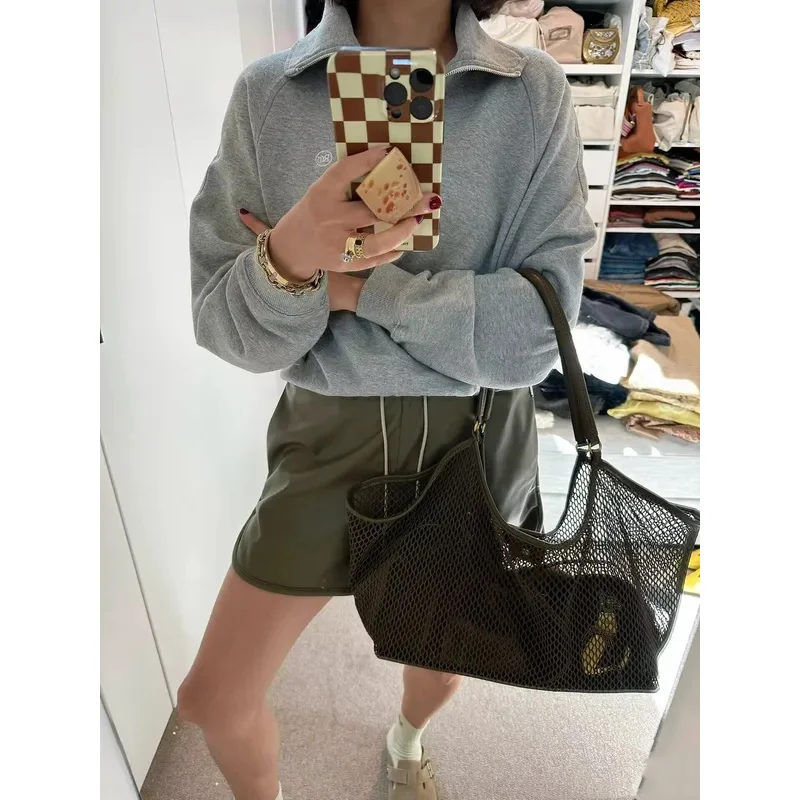 

2025 Women New PU Leather Wing Tote Bag Roomy Cluth Bag Large Capacity Buckle Luxury Designer Travel Luggage Bag Shopper Handbag