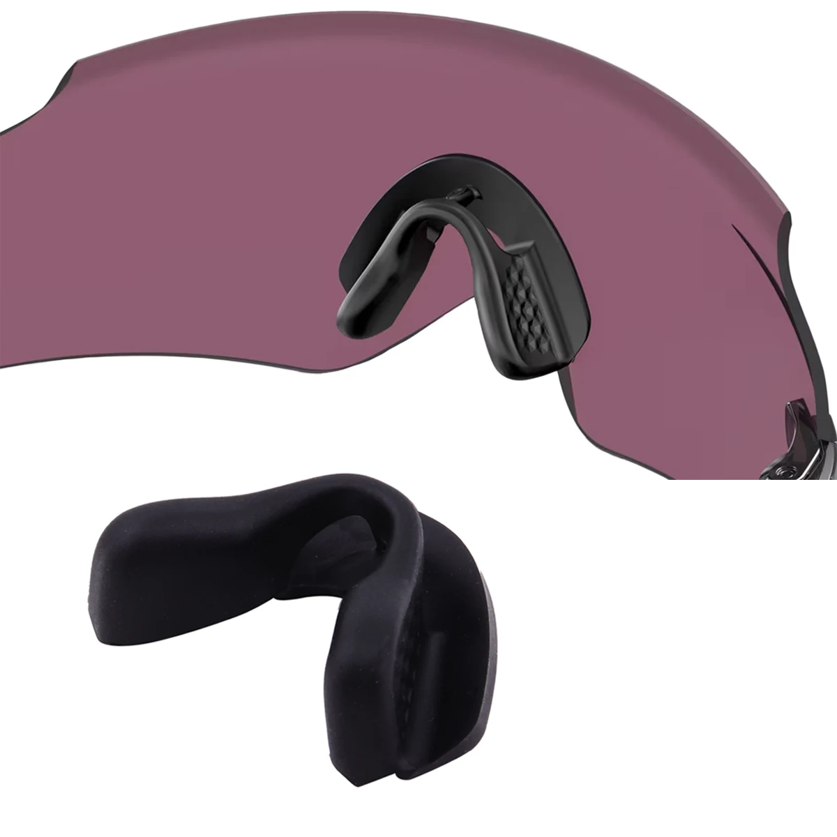 

NON Slip Nose Pads Replacement for Oakley Encoder OO9471 Encoder Asian Fit OO9472F Frame Rubber Nose Cushion