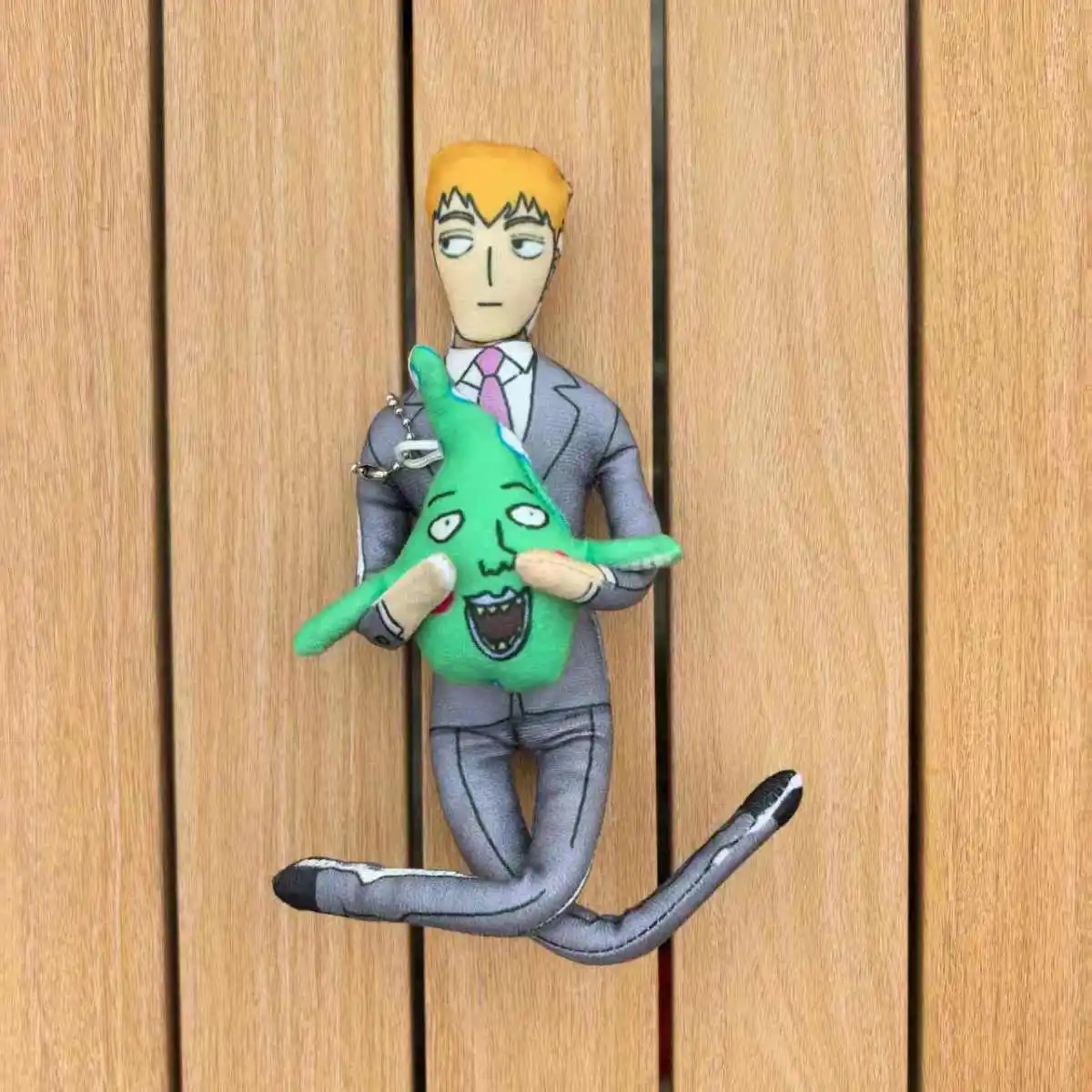 Game Mob Psycho 100 Arataka Reigen Ritsu Cosplay Stuffed Dolls Abstract Body Wire Skeleton Hand-made Flexible Joint Mobility