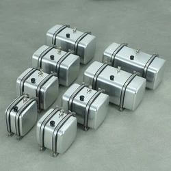 CNC Metalen Hydraulische Olie Brandstoftank voor 1/14 Tamiya RC Dump Truck Auto Voor scania R620 Voor volvo Voor man