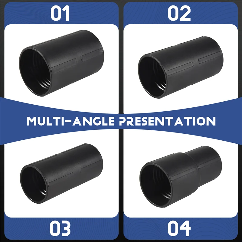 4PCS Vacuum Cleaner Dust Filter Conversion Connector Head Adapter For Inner Diameter 32/40/50Mm Thread Hose Parts-Y48A