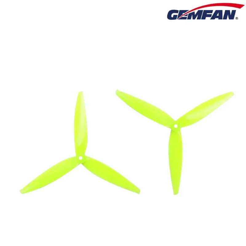 Gemfan Flash 7040 7x4x3 hélice à 3 pales CW/CCW pour drone FPV 7 pouces, 2 paires pour course Freestyle longue portée LR7 RC quadrirotor