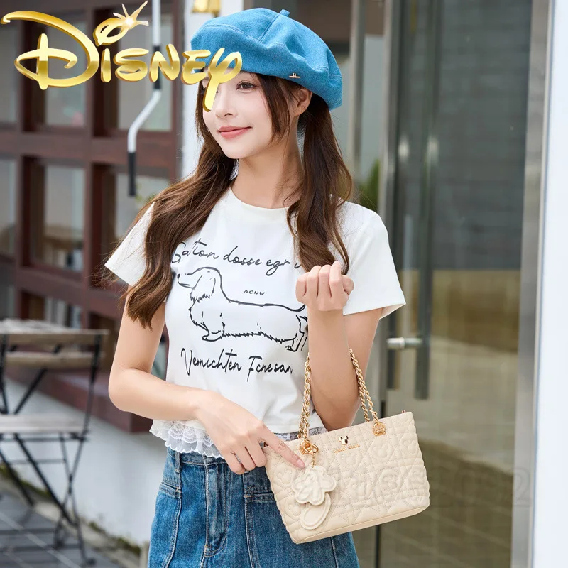 Disney Mickey New Women's Shoulder Bag Luxury Brand Original Mini Women's Handbag Cartoon Fashion Women's Bag High Quality