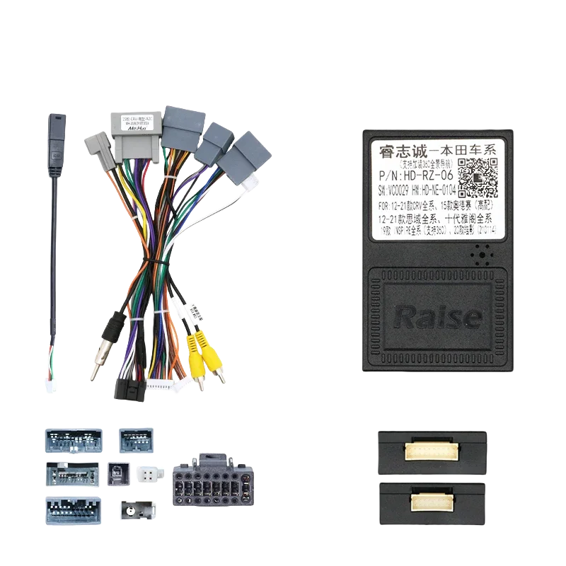 Android Canbus box HD-RZ-06 Адаптер для Honda CRV Высокая конфигурация Жгут проводов Кабель Автомобильное радио