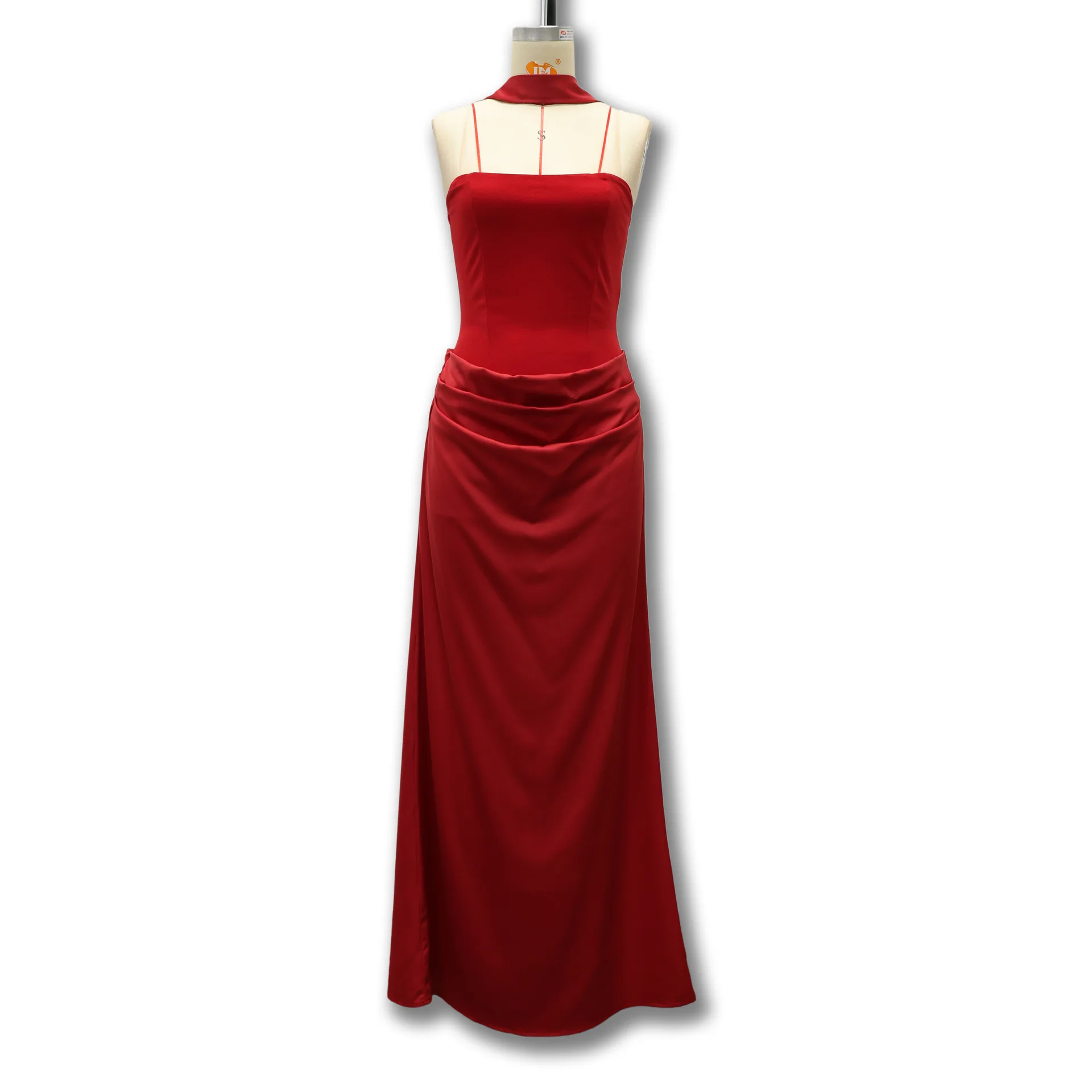 2026 Sommer Neues Elegantes Ärmelloses Figurbetontes Kleid für Damen mit Bandverzierung Formelles Bodycon-Kleid – Detail 3