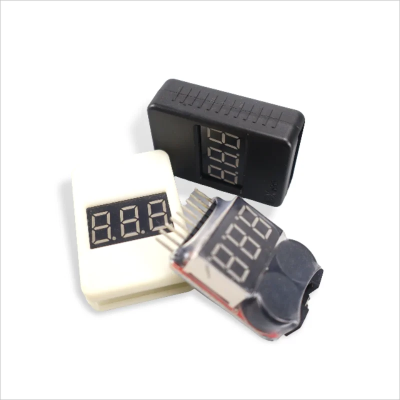 DurableBBX 1-8SBattery Voltage Meter Tester Lipo Battery Monitor /Low Voltage Buzzer Alarm Checker Dual Speakers for Lipo/Li-ion