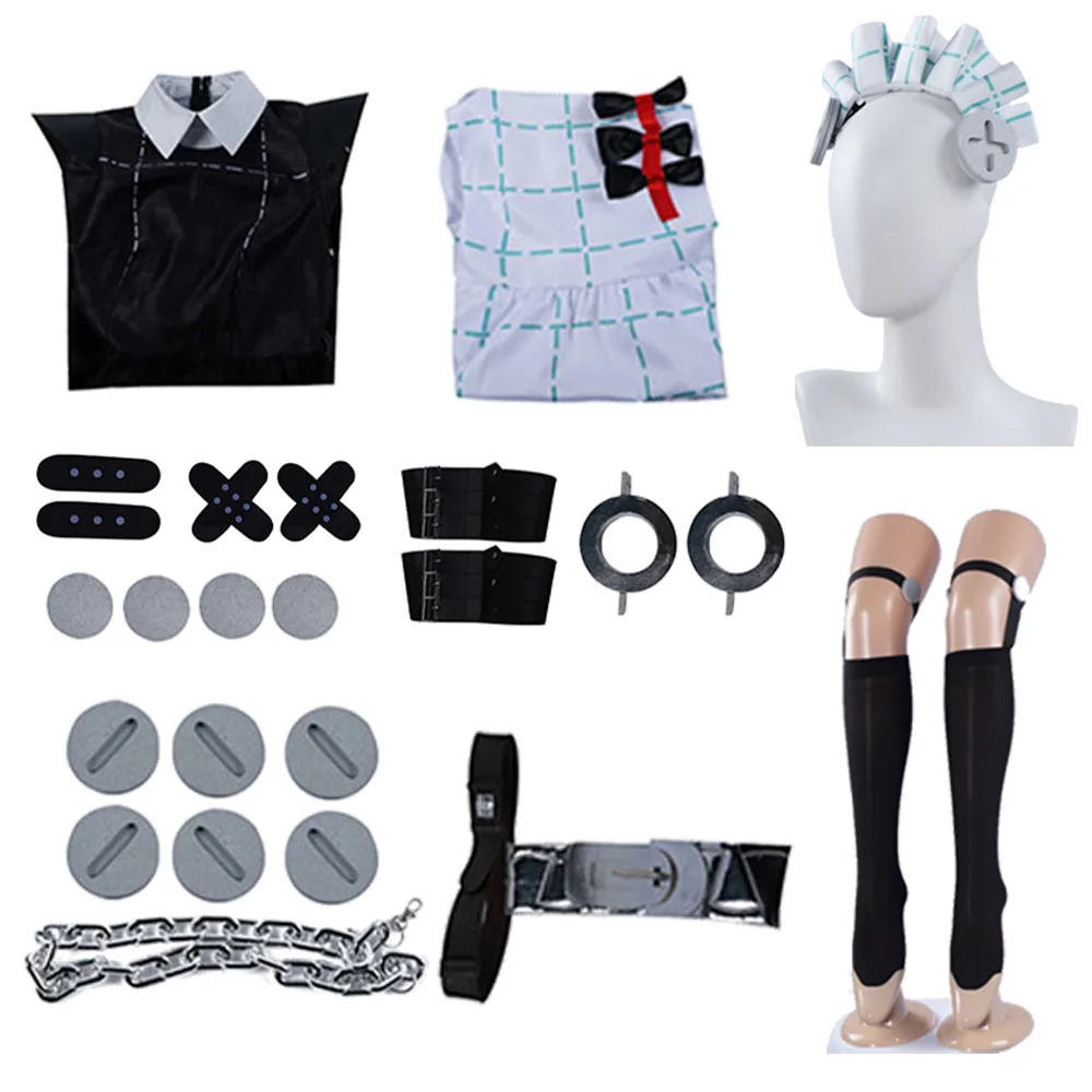 คอสเพลย์คอรินวิคส์ฮาโลวีนชุดสาวใช้เซ็กซี่แฟนซีเกมอนิเมะ zenless Zone ชุดปลอมตัวผู้ใหญ่ผู้หญิงชุดสวมบทบาท