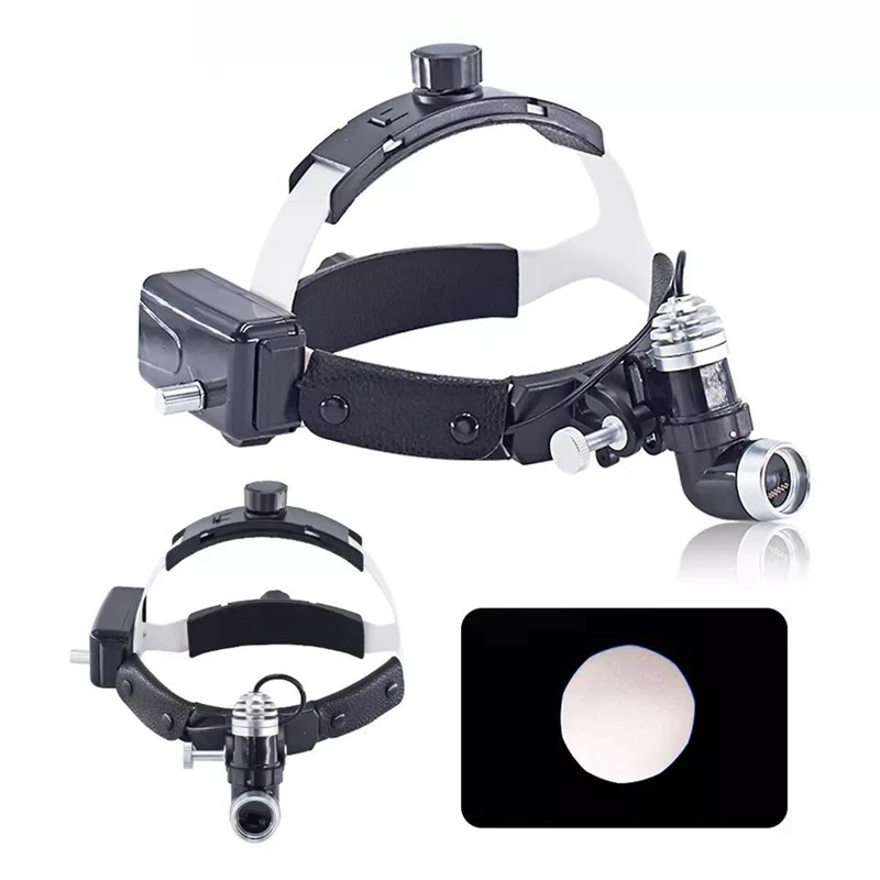 Lámpara de cabeza LED Dental de 5W para lupa Binocular, foco de brillo, faro quirúrgico médico ajustable para odontología ENT