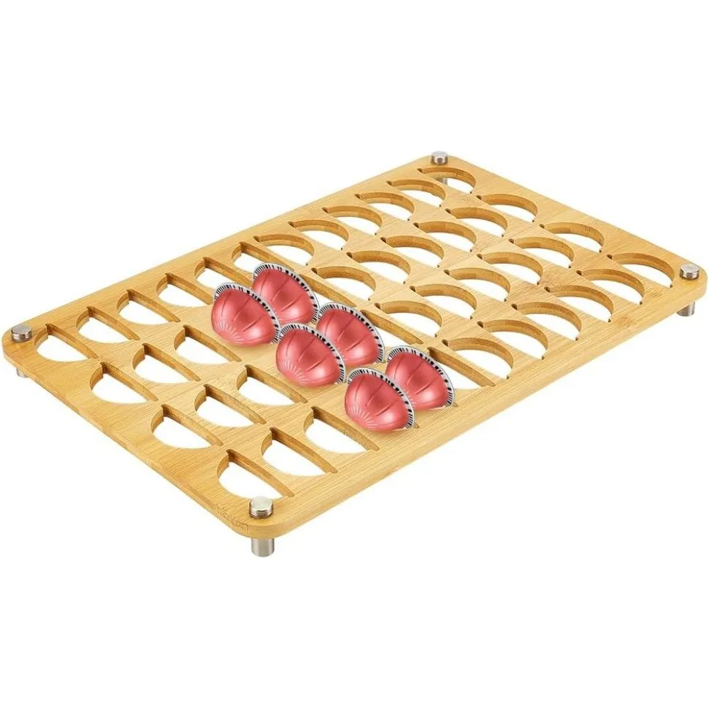 Coffee Pod Holder Coffee Display Rack Coffee Pods Organizer for Countertop Coffee Pod Holder Tray Storage Suitable