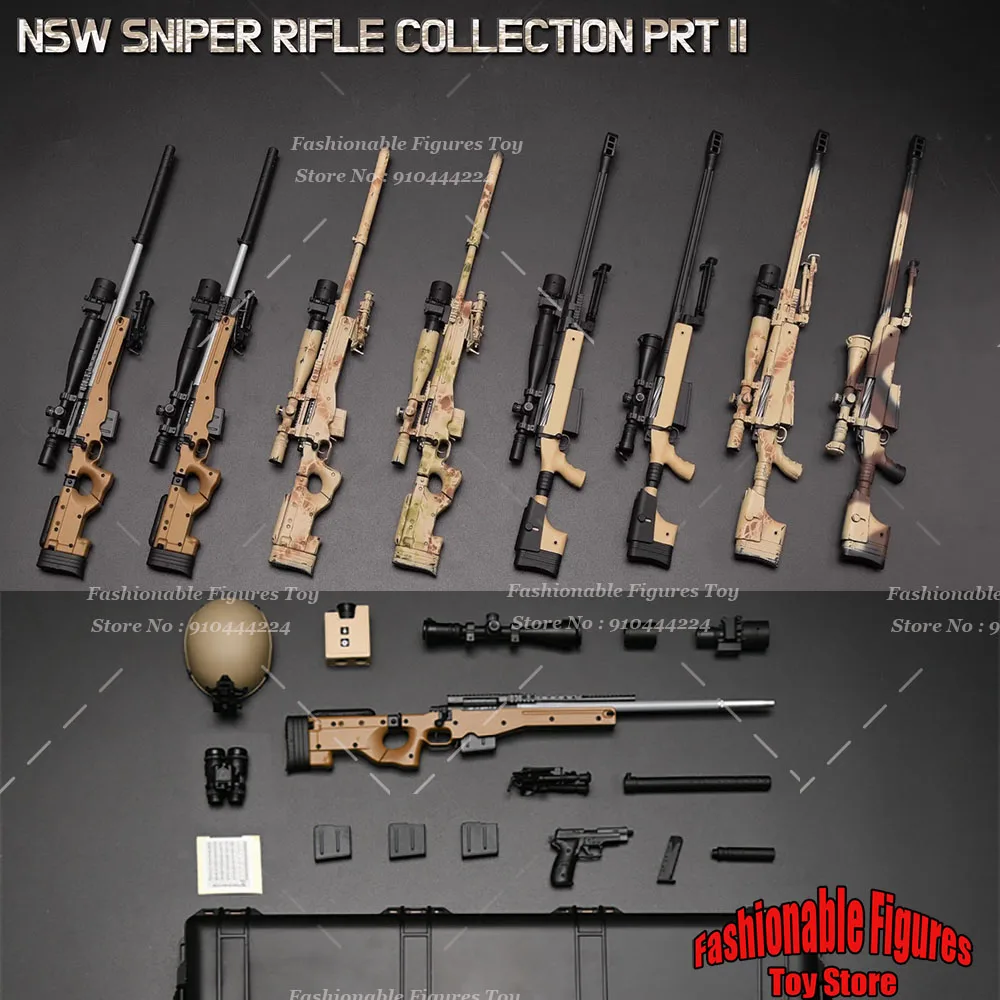 Easy&Simple 06041 1/6 Scale Soldier gun NSW SNIPER RIFLE PRTⅡ Military Combat Equipment Set Fit 12