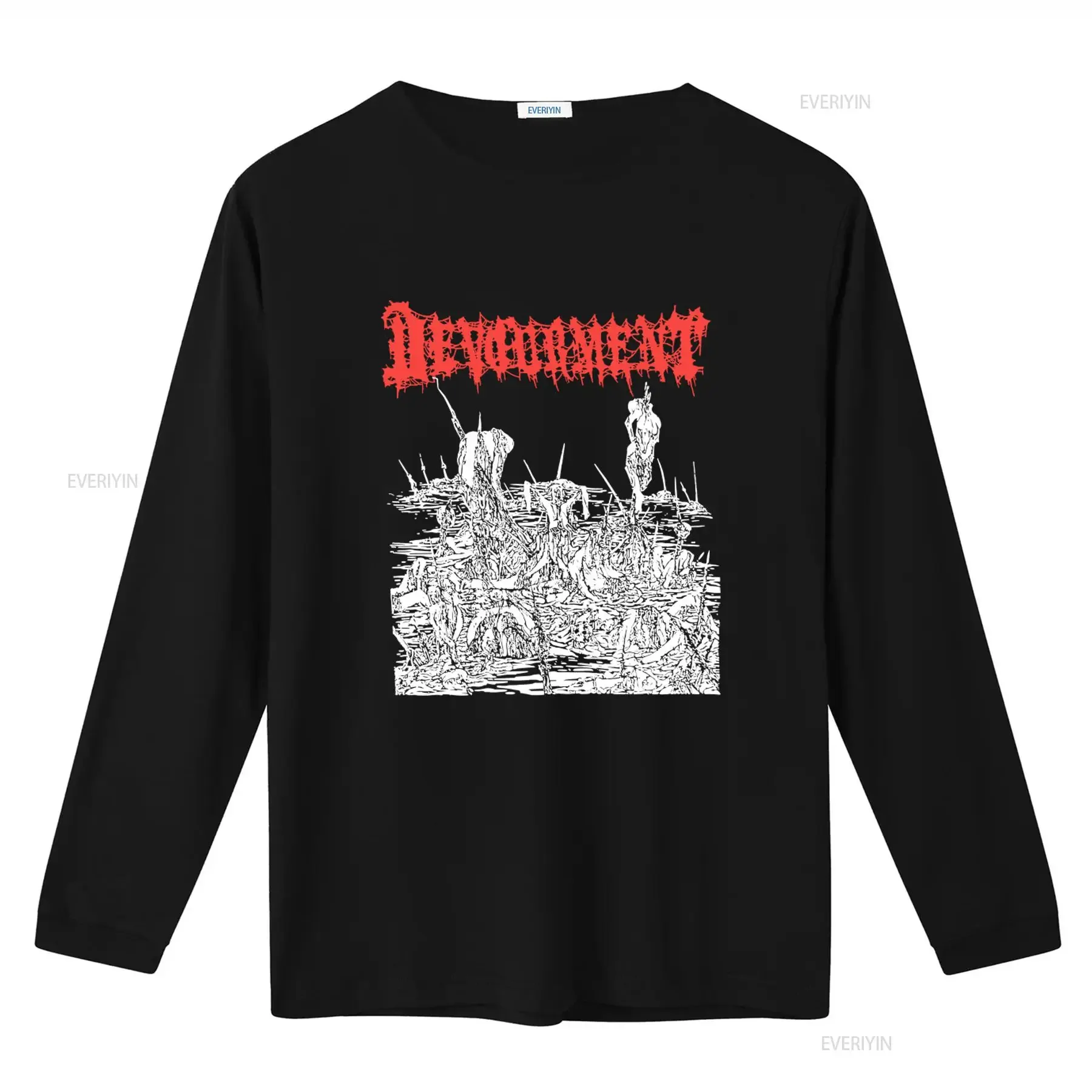 Devourment T Shirt Medium Rare Cannibal Corpse Death Metal Design  vintage Washed homme designer clothes Stretched streetwear