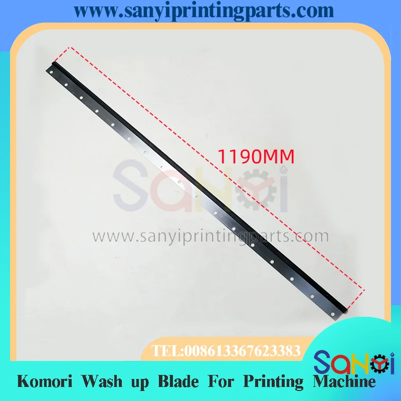 1 Piece 1190MM Komori Wash up Blade 17 Holes For Printing Machine Parts