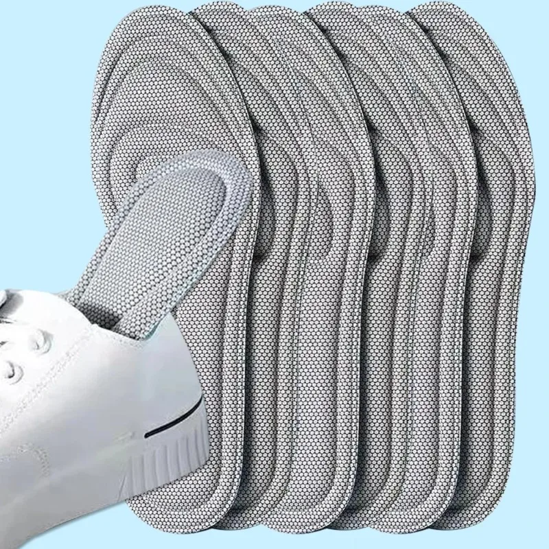 1/2/3/4/5/10Pairs رغوة الذاكرة النعال للأحذية مريحة تقويم العظام دعم امتصاص العرق تشغيل المشي وسادة إدراج