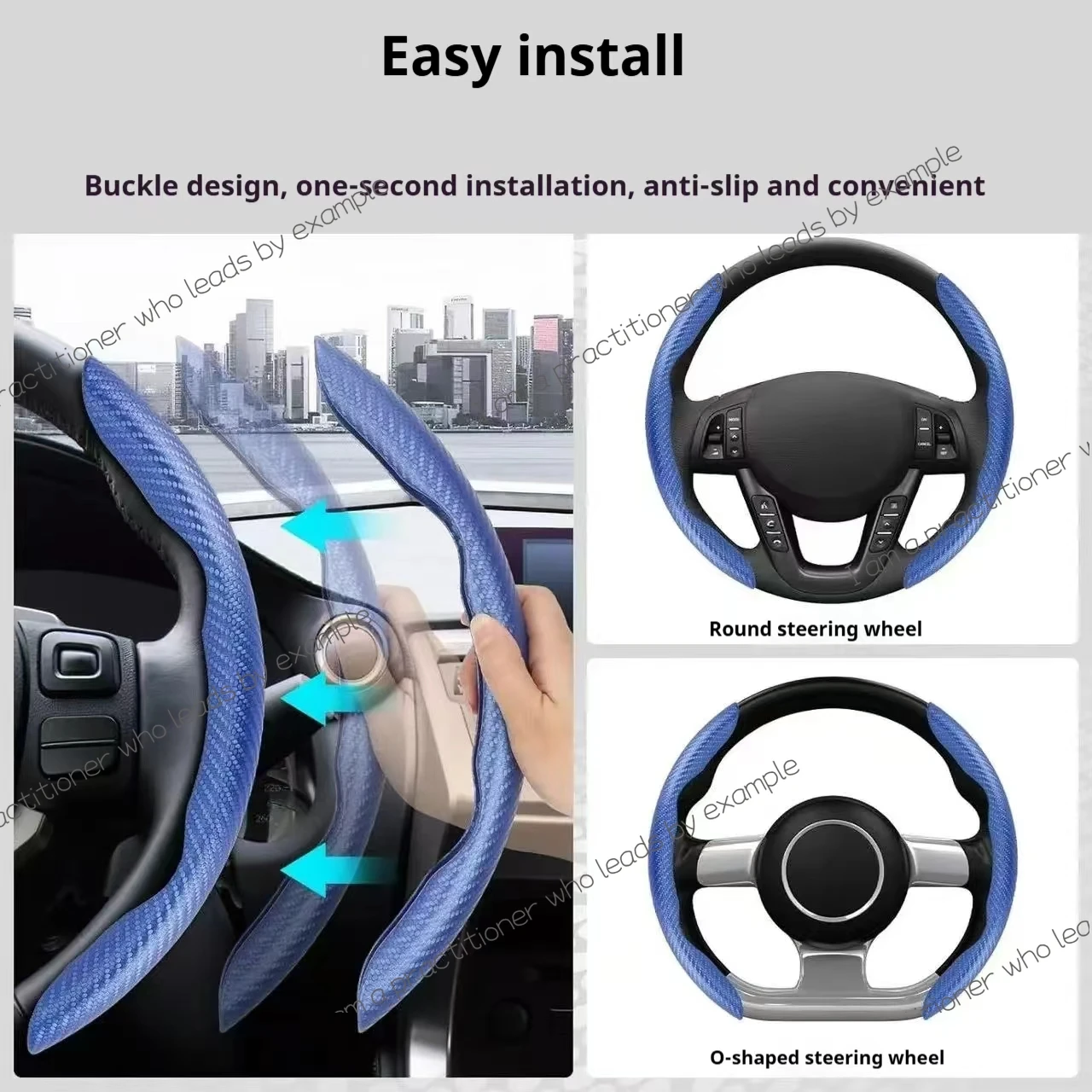لأوبل أسترا G H J K L كورسا C D E F Zafira A B غطاء عجلة قيادة السيارة 38 سنتيمتر المضادة للانزلاق الجلد المدبوغ غطاء عجلة القيادة السيارات