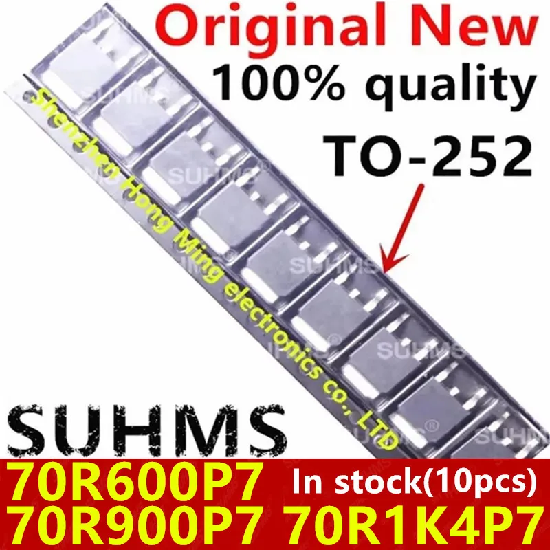 (10piece) 100% New IPD70R600P7S 70R600P7 IPD70R900P7S 70R900P7 IPD70R1K4P7S 70R1K4P7 TO-252 Chipset