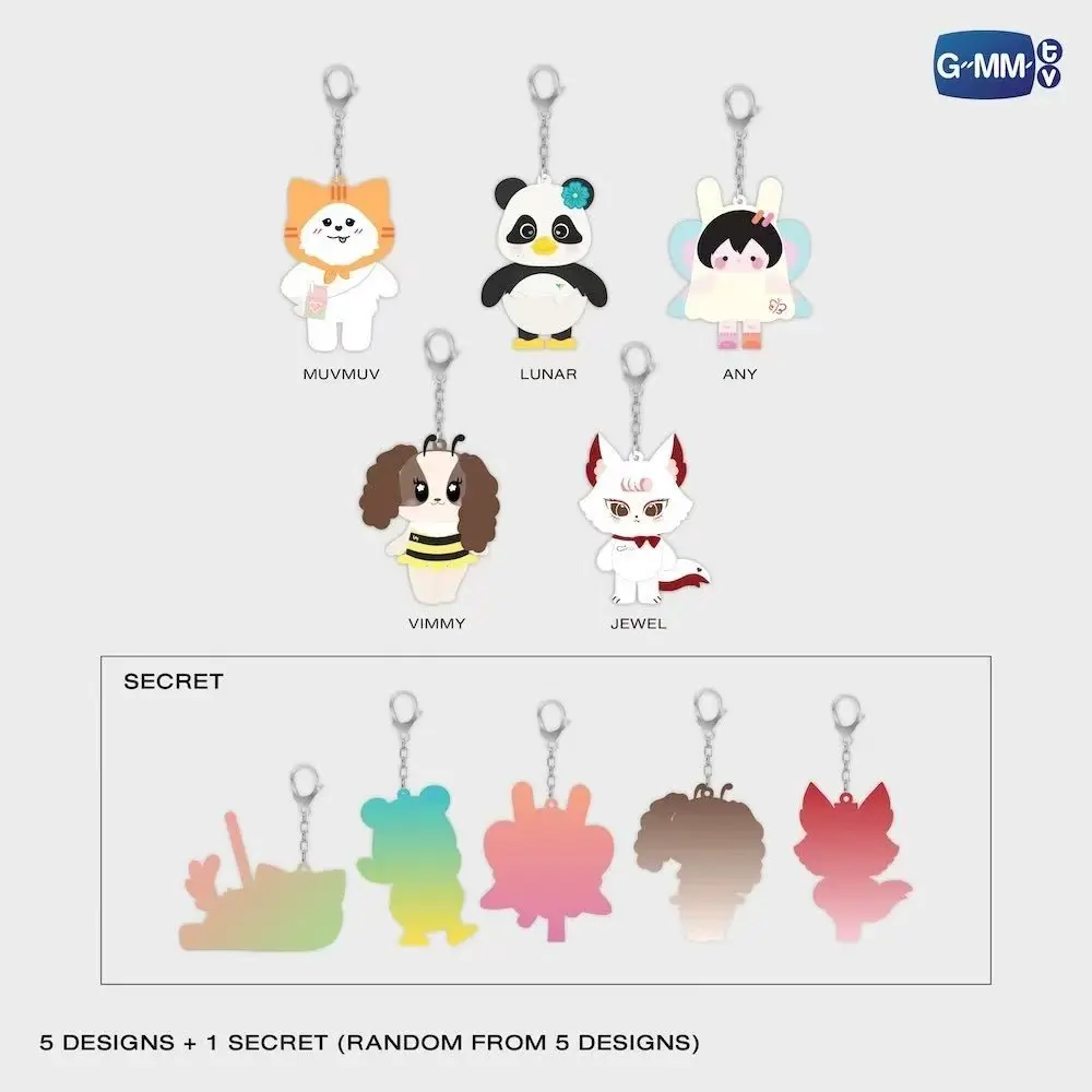 Presale GMMTV 2026.6 Blush Blossom Fan Fest Doll Pendant Random