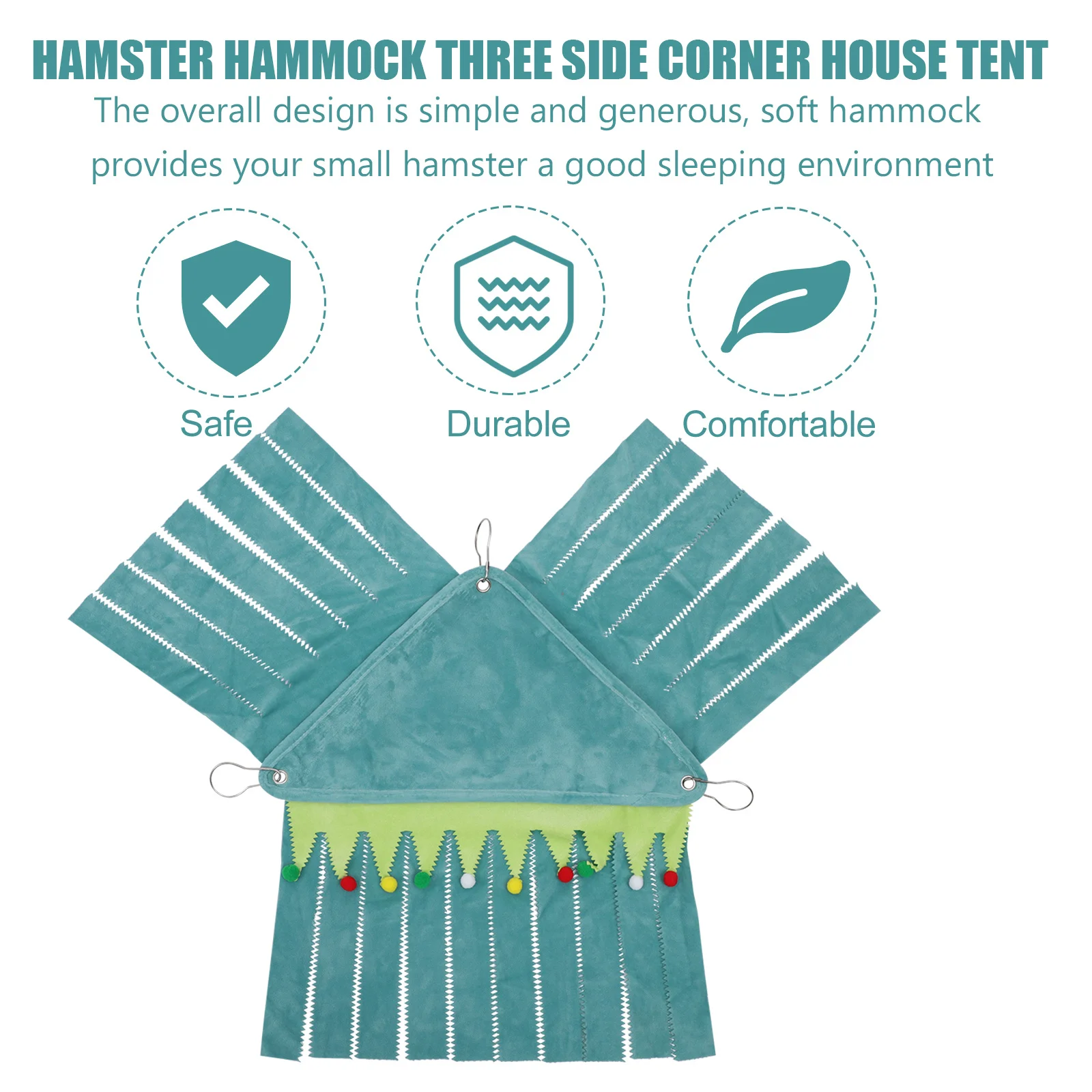 

Hamster Hammock Hideout Creative Soft Flannelette Small Pets Hideaway Nest Sleeping Hammock for Cage Hamster Nest