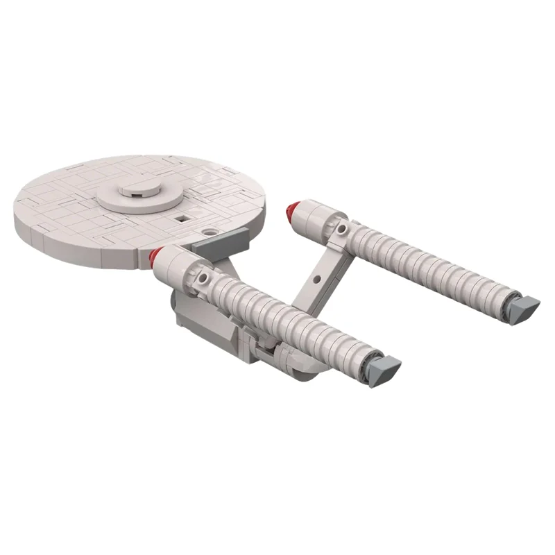 218pcs MOC Star Trek Constitution Class TOS Model Toys Building Blocks Architecture Christmas Gift Brick DIY Kids Birthday Idea view 4