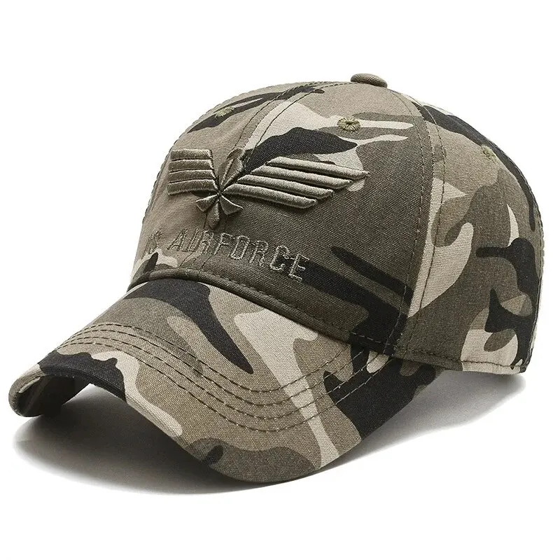 Four Seasons HatsMen's Trendy HatsKorean Casual HatsSpring and Autumn Outdoor SunhatsCamouflage Men's Baseball Caps image 6
