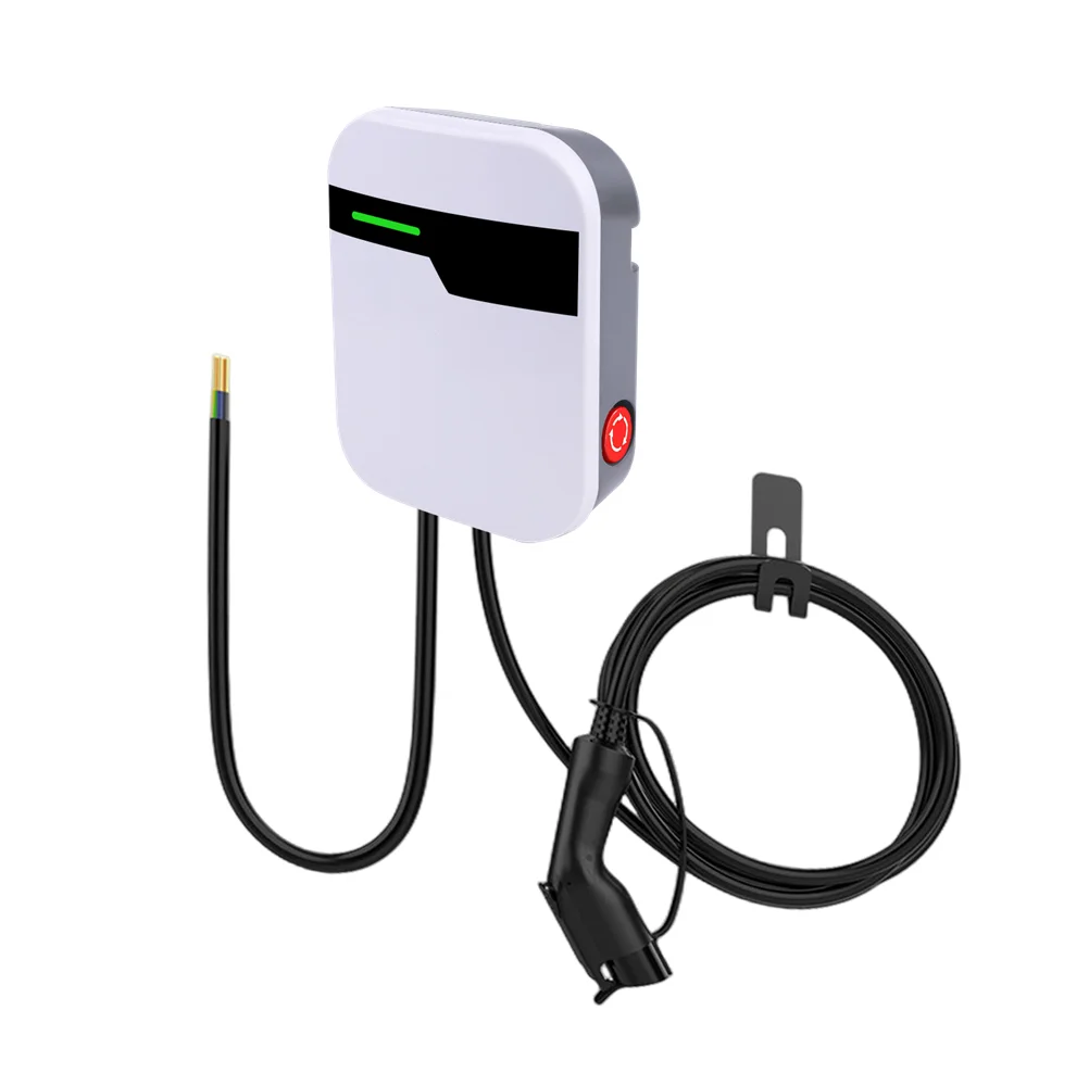2026 Wallbox EV Charger 7kw Type 2 7 kW Ev Charger 32a High Efficiency App Control With Rfid Car Charger GBT Charging Type 1
