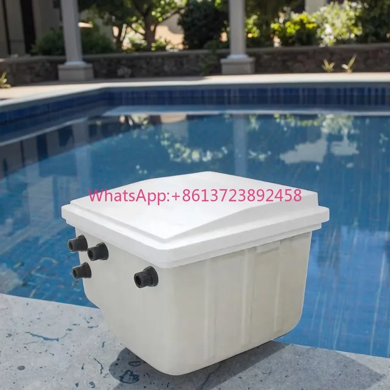 Underground swimming pool with pump Sand filter system Essential swimming pool tools and accessories