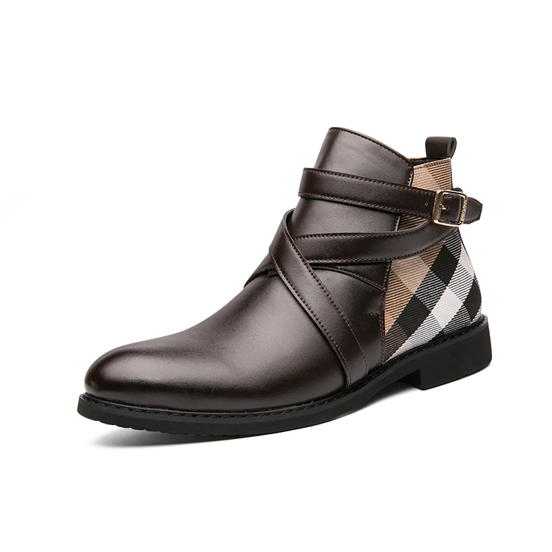 

Fashionable new versatile handsome British casual simple men's Chelsea boots
