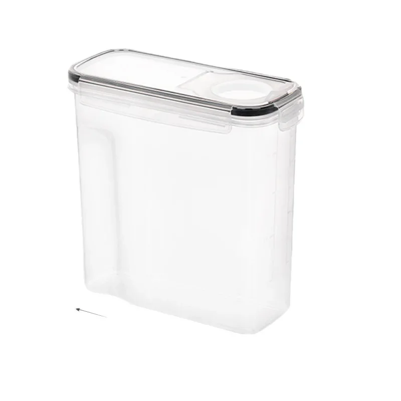 Grain Miscellaneous Grain Storage Tank Moisture-proof Insect Proof Rice Bucket Food Storage Box Plastic Transparent Sealed Tank