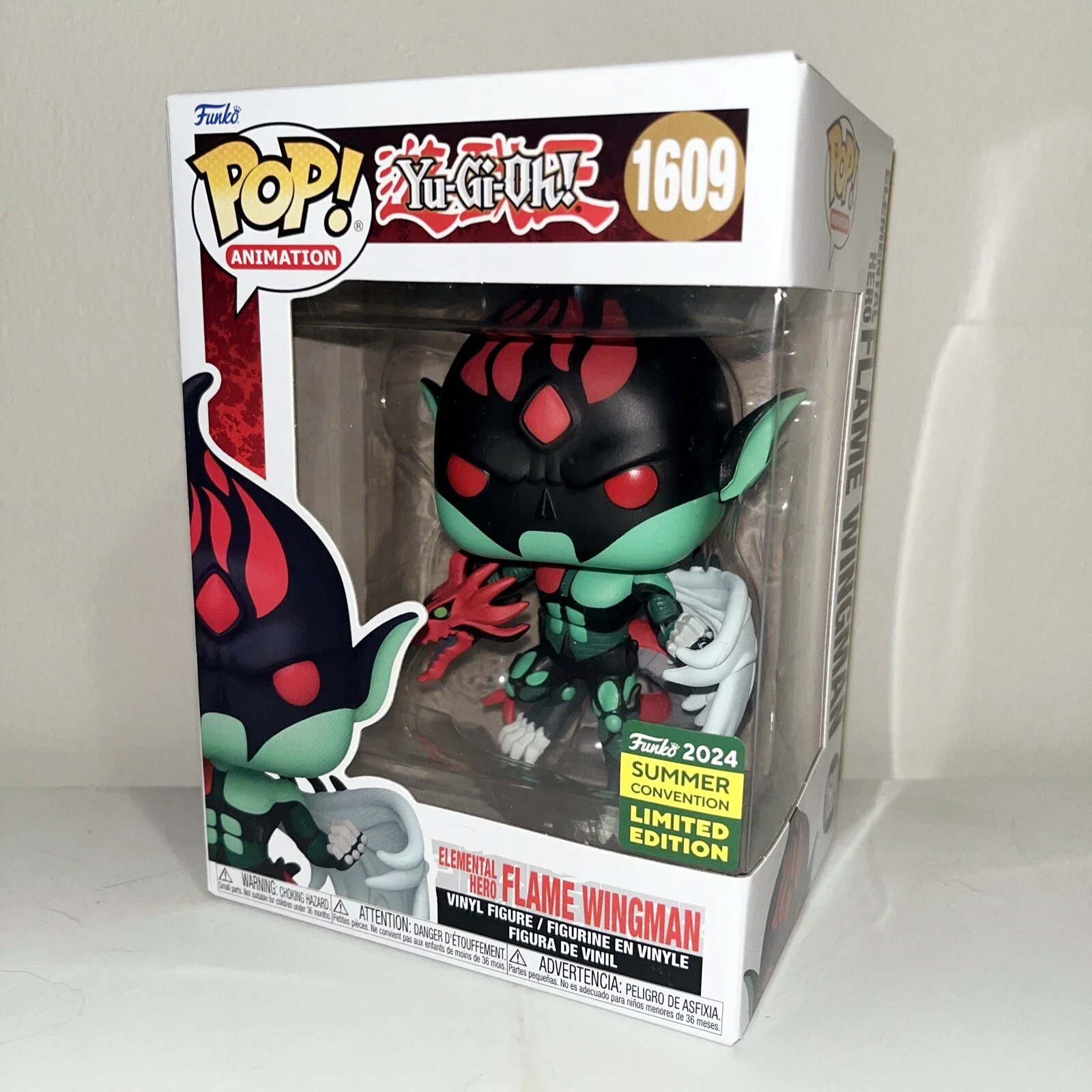 

Фигурка Элементального Герой Пламя Винмена # 1609 Funko Pop!-Yu-Gi-Oh! Летняя конвенция 2024, официально оригинальные фигурки, игрушечный подарок для фанатов