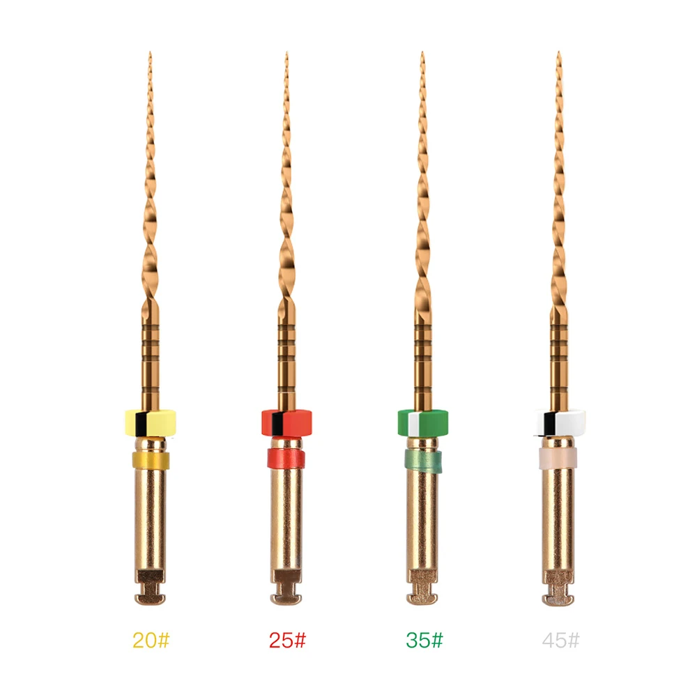 4 Pçs/set BAISTRA Dental Reciprocante Endodontic Canal Raiz Niti Arquivo 25mm