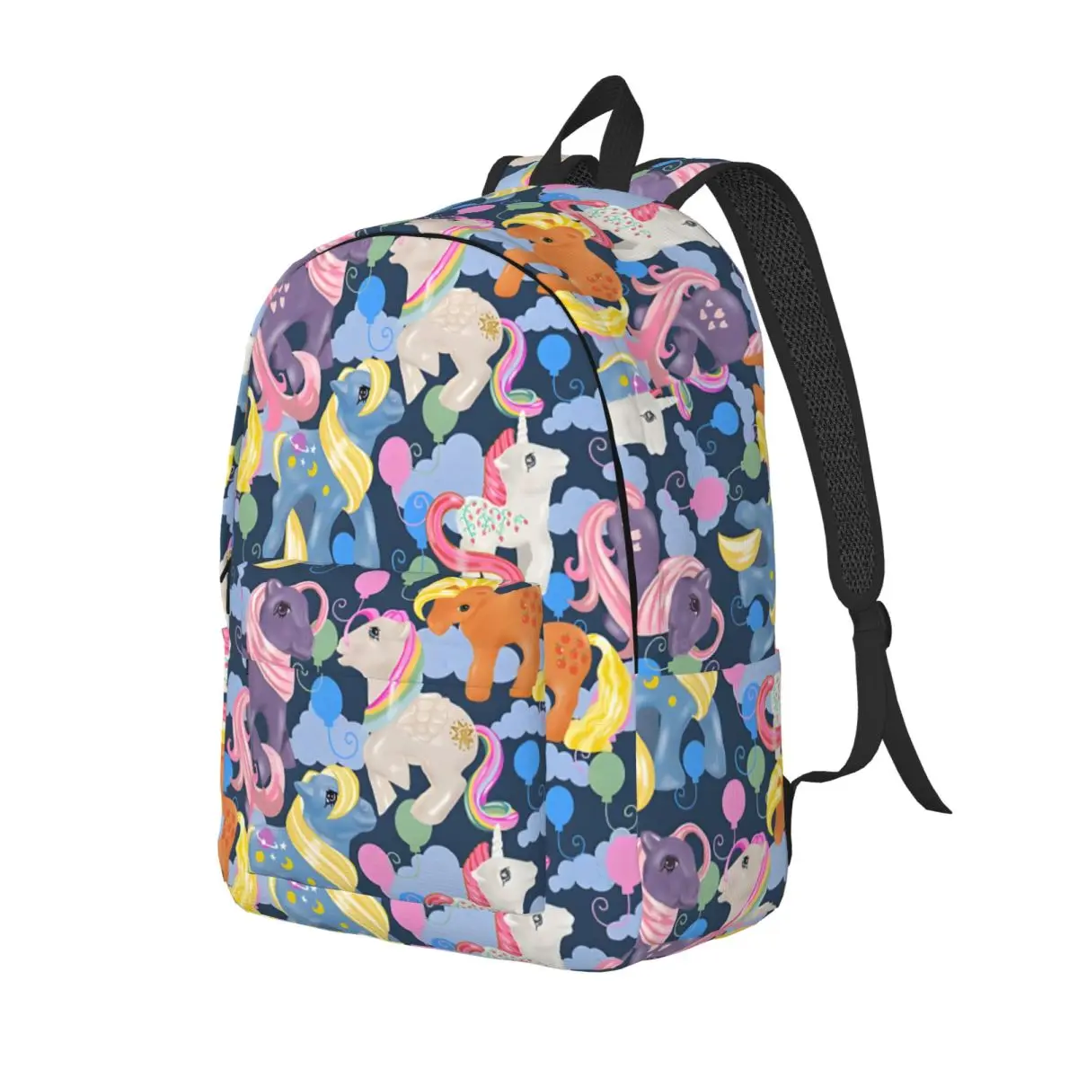 Kindergarten Bag Retro Pattern Multi Compartment My Little Pony Girl Kid Gift Cool Kindergarten Bag Campus