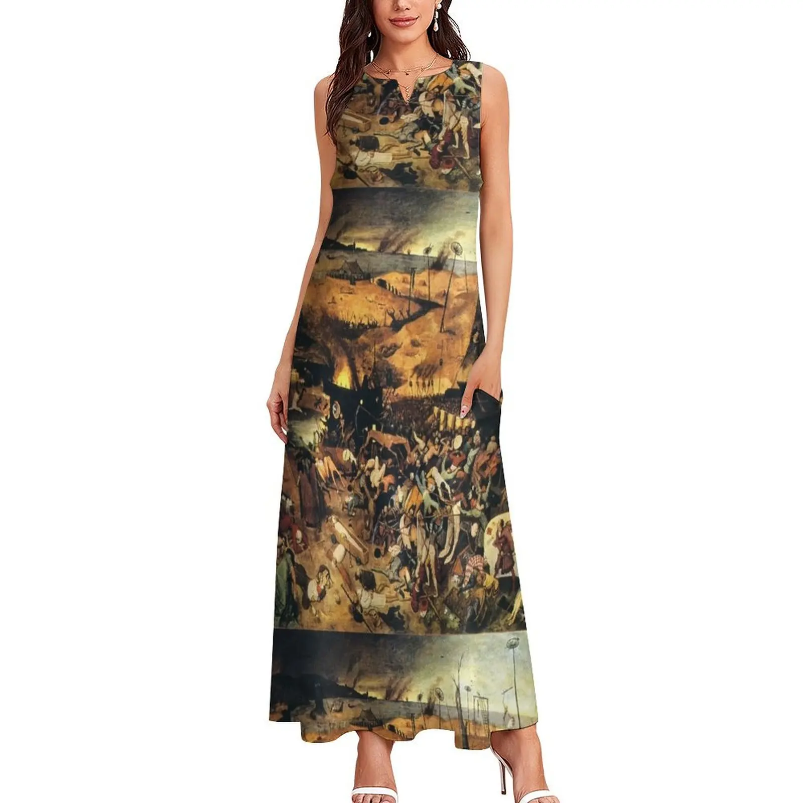 The Triumph of Death by Pieter Bruegel Long Dress dresses for women dress summer 2025 women summer dresses for women 2025